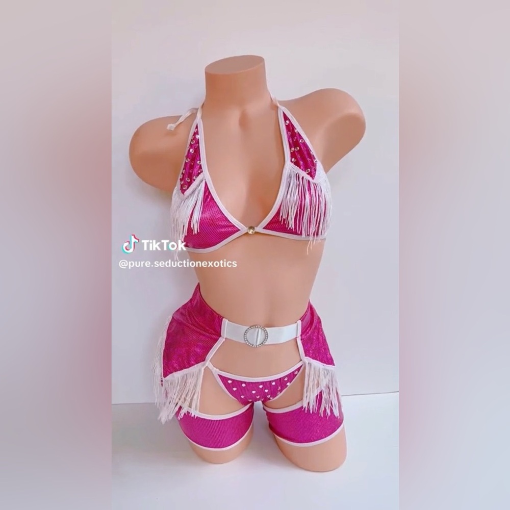 DONATING SOON- PURE SEDUCTION EXOTICS Barbie Cowgirl Halloween Dancer Outfit